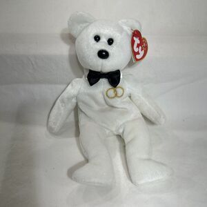Ty Beanie Baby MR the Groom Bear Retired Wedding Plush With Tag Vintage